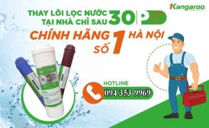 thay lõi lọc nước kangaroo tại nhà