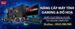 nâng cấp máy tính gaming và đồ họa