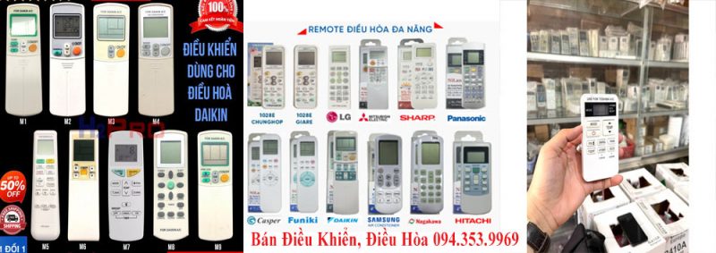 Bán điều khiển điều hòa quận Tây Hồ