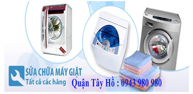 sửa máy giặt tại Tây Hồ